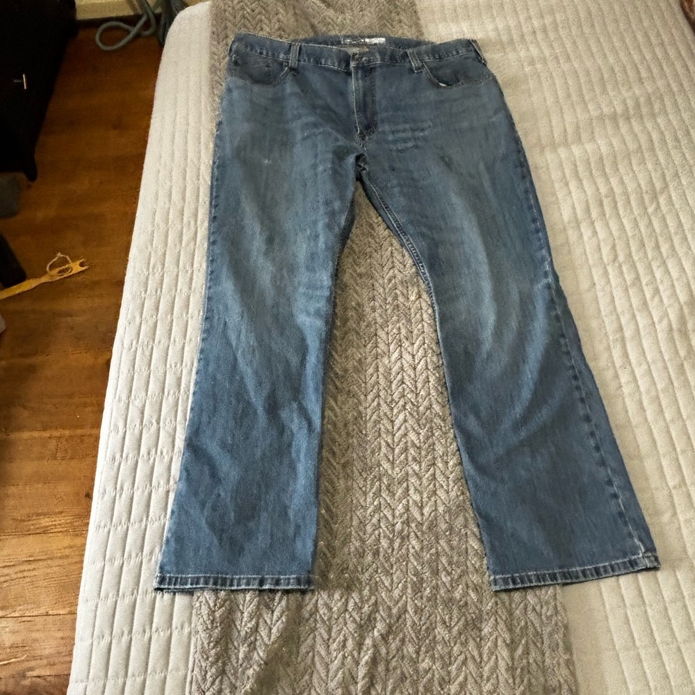 Carhartt Men's Bootcut Blue Jeans